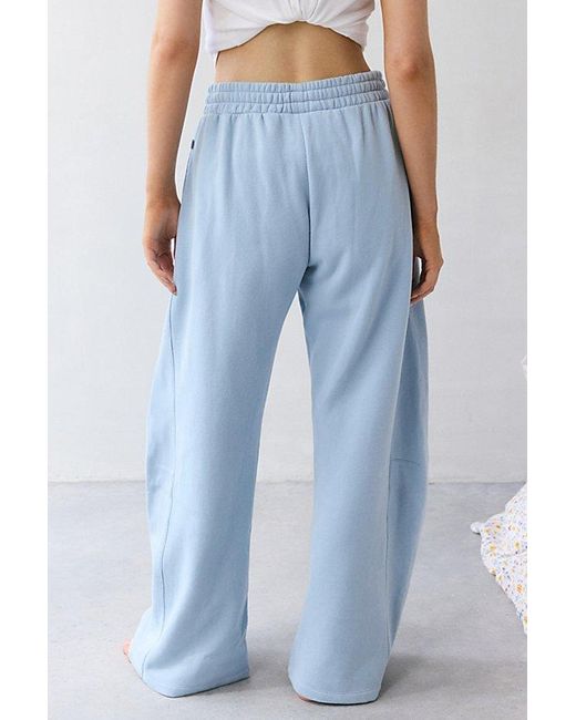 Out From Under Blue Lazy Day Baggy Barrel Sweatpant