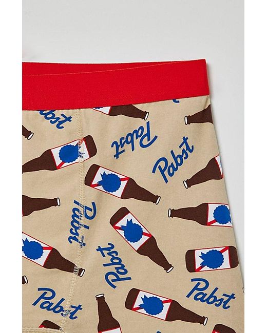 Urban Outfitters Natural Pabst Ribbon Bottles Boxer Brief for men