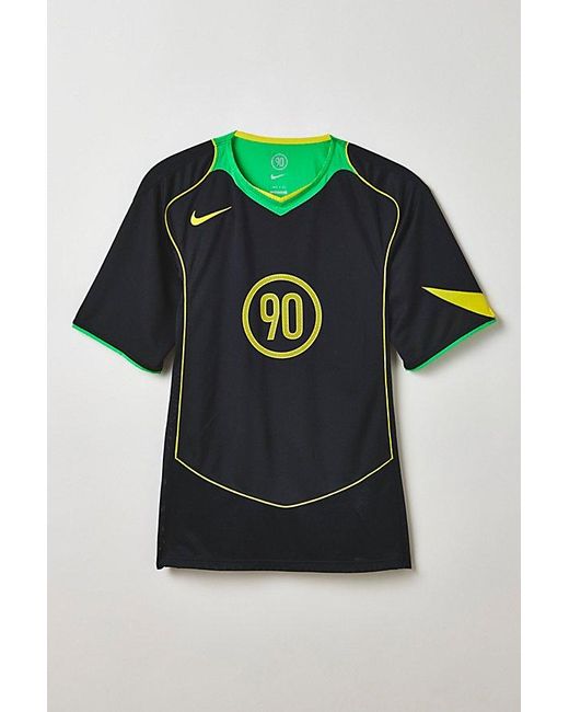 Nike Green Total 90 Dri-Fit Soccer Jersey Tee for men