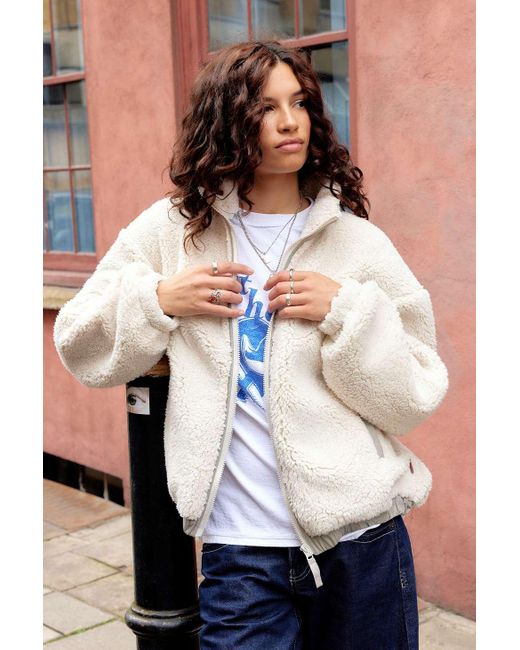 BDG Blue Olive Fleece Jacket
