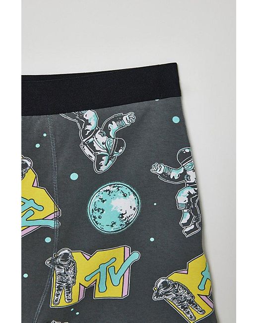 Urban Outfitters Black Mtv Astronaut Boxer Brief for men