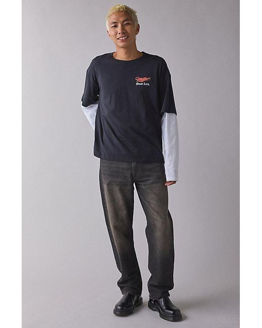 Urban Outfitters Blue Miller High Life Double Life Graphic Tee for men