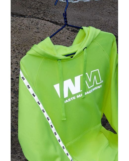 KTZ Yellow Waste Management Hoodie Sweatshirt for men