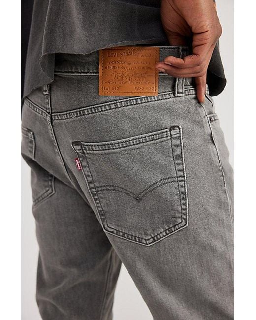 Levi's Gray 512 Slim Taper Jean for men
