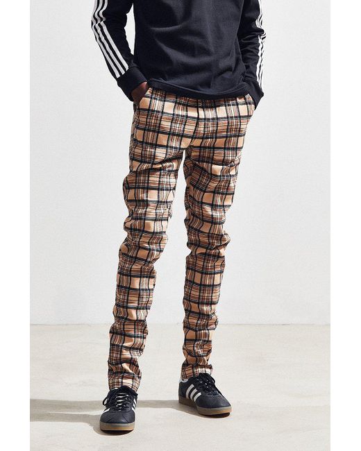 Urban Outfitters Multicolor Uo Tartan Skinny Pant for men