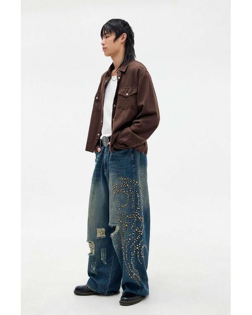 ★JADED LONDON UK★ Tattoo Stud XL Colossus Jeans Tattoo Stud XL Colossus Jeans | Jaded London | Clothing