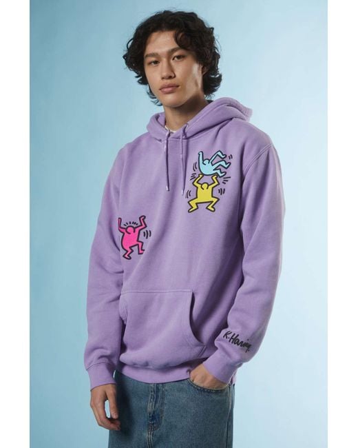 Urban Outfitters Multicolor Keith Haring '87 Hoodie Sweatshirt for men