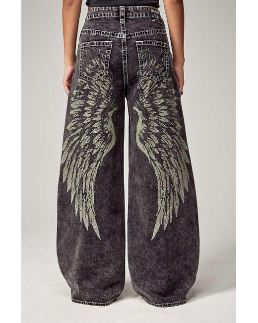 True Religion Brown Black Wash Jessie Jeans