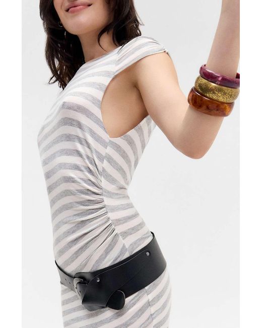 Silence + Noise White Silence + Noise Liza Stripe Mini Dress