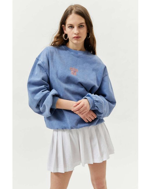 Urban Outfitters Blue Colorado Springs Washed Crewneck Sweatshirt