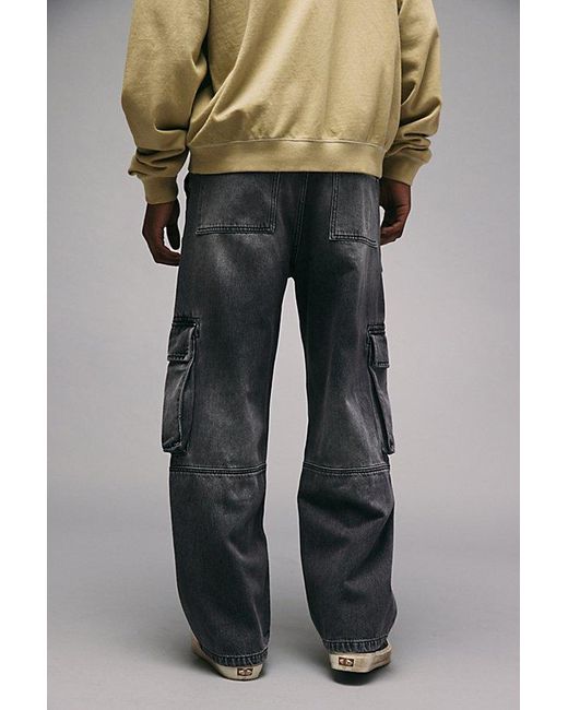 BDG Gray Baggy Skate Quad Cargo Jean for men