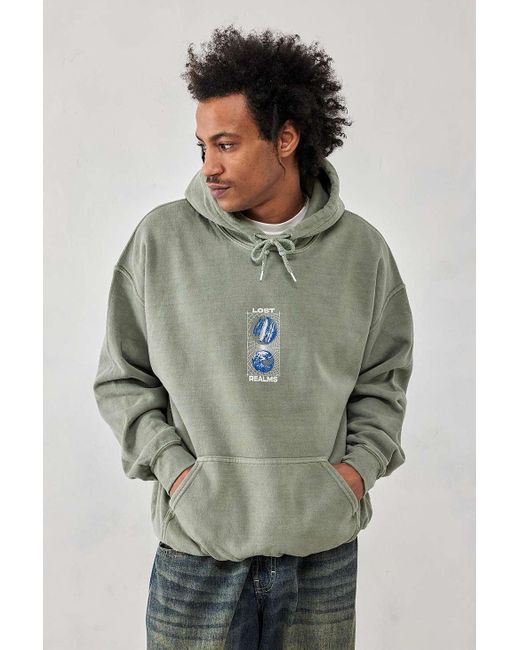 Urban Outfitters Gray Uo Sage Lost Reality Hoodie for men