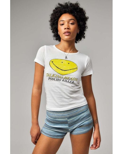 Urban Outfitters White Uo Talking Heads T-shirt
