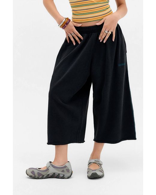 iets frans Blue Harri Raw Hem Crop Joggers