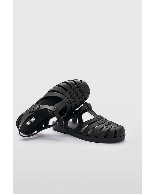 Melissa Possession Jelly Fisherman Sandal In Black,at Urban Outfitters