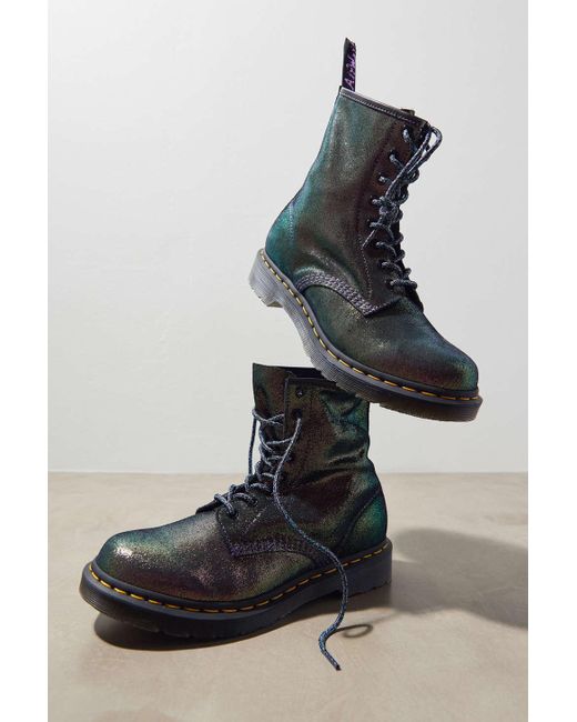 Dr. Martens 1460 Disco Iridescent Suede Boot in Purple | Lyst Canada