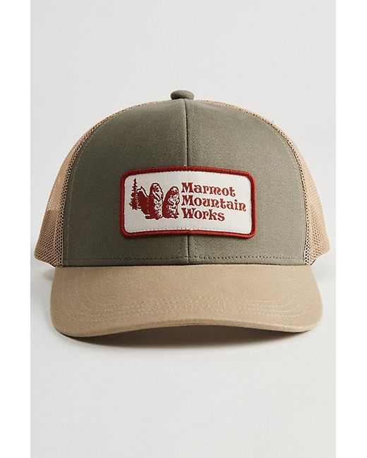 Marmot Natural Retro Trucker Hat for men