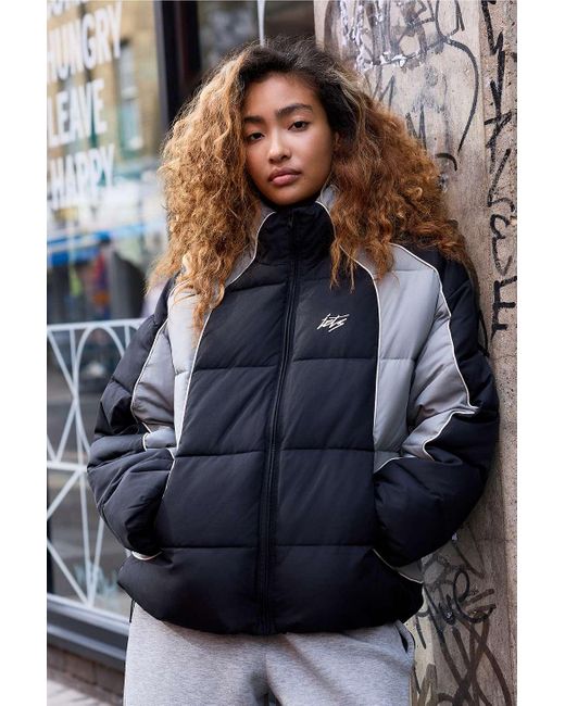 iets frans Blue Arlo Puffer Jacket
