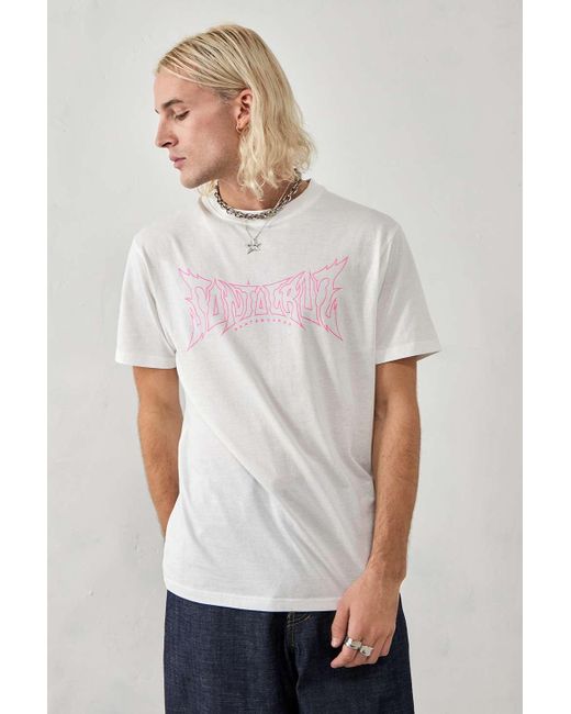 Santa Cruz Uo Exclusive White Riff T-shirt for men