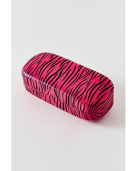 Vintage & ReMADE by UO Pink Vintage By Uo Zebra Print Sunglasses Case