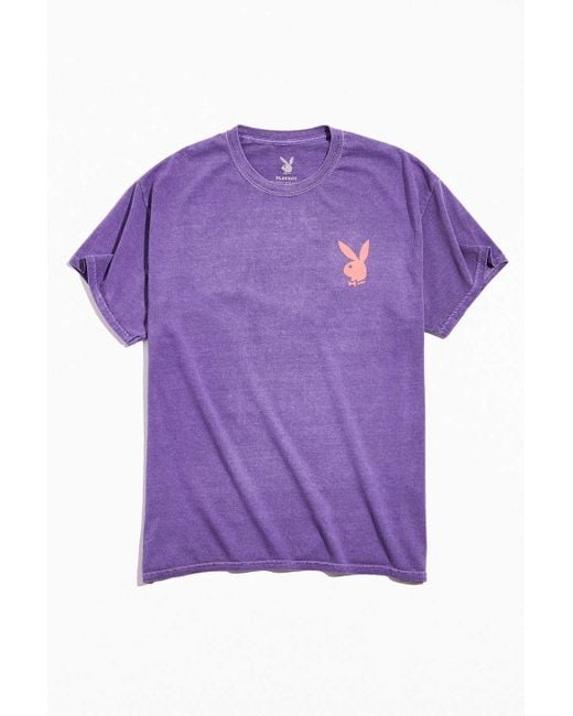 Urban Outfitters Purple Playboy Logo Tee for men