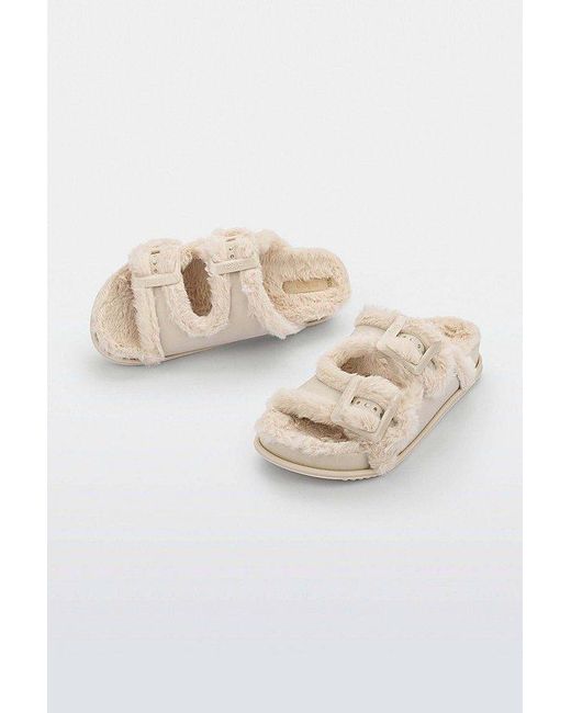 Melissa White Cozy Warm Slide