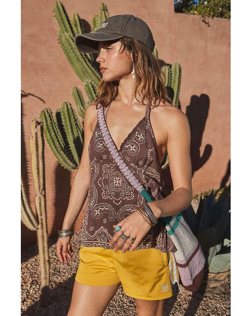 Kimchi Blue Brown Bandana Halter Top