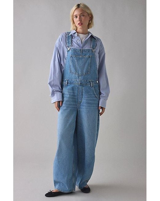 BDG Blue Rih Extreme Barrel-Leg Overall