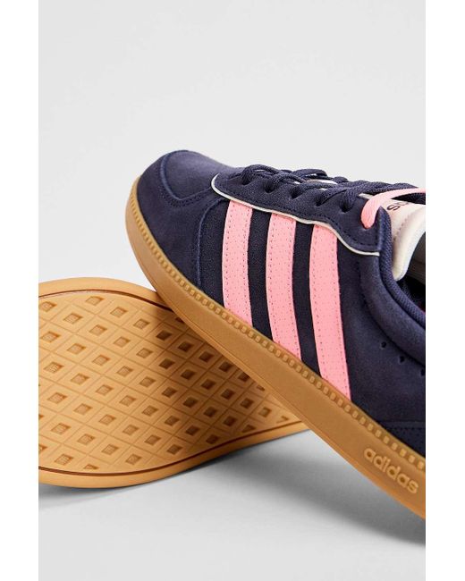 navy and pink adidas