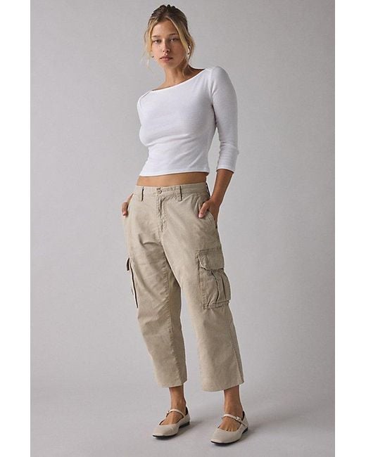 Vintage & ReMADE by UO Natural Remade By Uo Cargo Ankle Pant