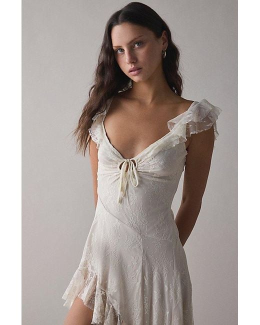 off the shoulder tea length dress A-line Off Shoulder White Satin Tea-Length Homecoming Dress