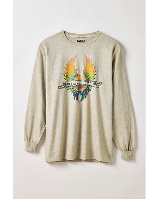 Urban Outfitters Natural Journey Graphic Long Sleeve Tee for men