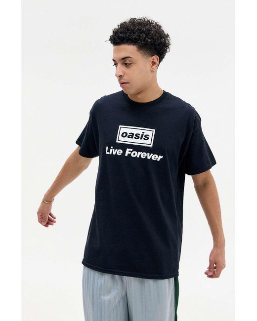 Urban Outfitters Blue Uo Black Oasis T-shirt for men