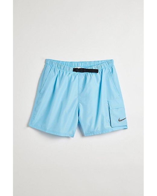 Nike Blue Packable Belted Cargo Short for men
