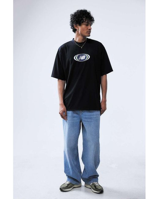 New Balance Black Oval T-shirt for men