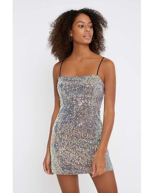 Urban Outfitters Multicolor Uo Kyle Sequin Mini Dress