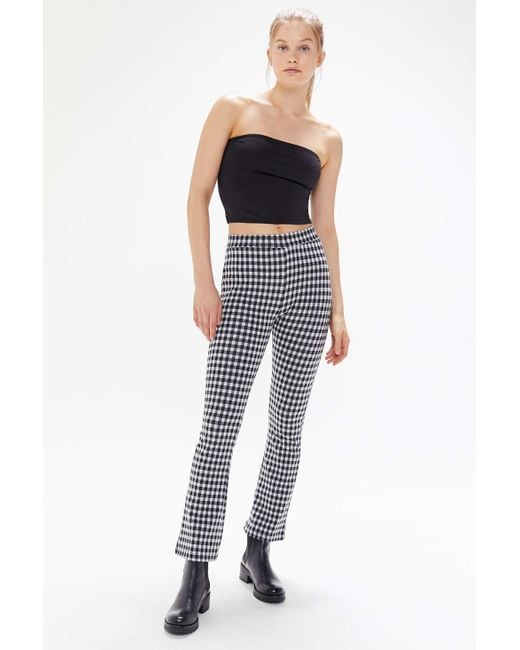 Urban Outfitters Black Uo Casey Kick Flare Pant