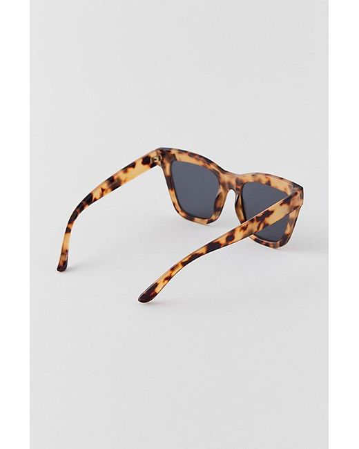 Urban Outfitters Brown Uo Essential Oversized Sunglasses