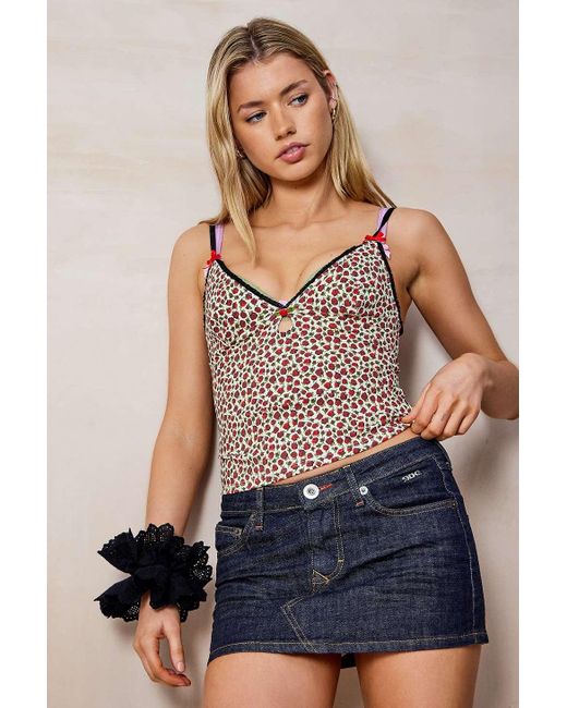 Out From Under Multicolor Je T'aime Stretch Cami Top S At Urban Outfitters
