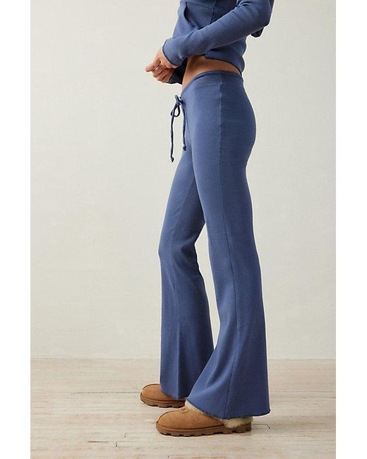 Out From Under Blue Easy Does It Flare Pant