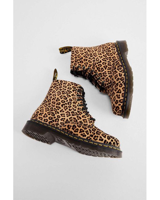 Dr. Martens Blue Leopard 1460 Boots