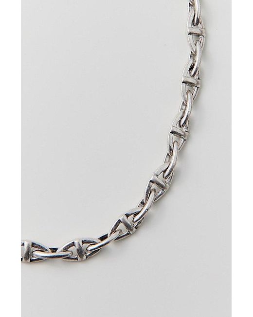 Urban Outfitters Natural Cyrus Pointed Chain Necklace for men
