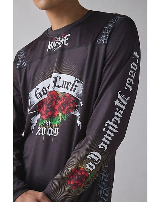 Loser Machine Gray Copeland Long Sleeve Jersey Tee for men