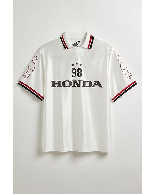 Urban Outfitters Honda 1998 Soccer Jersey Polo Tee in Black