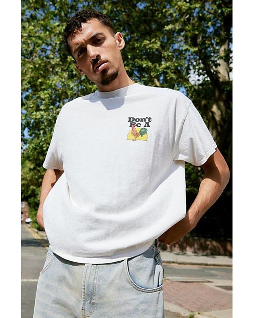 Urban Outfitters Green Uo Don'T Be A. Tee for men