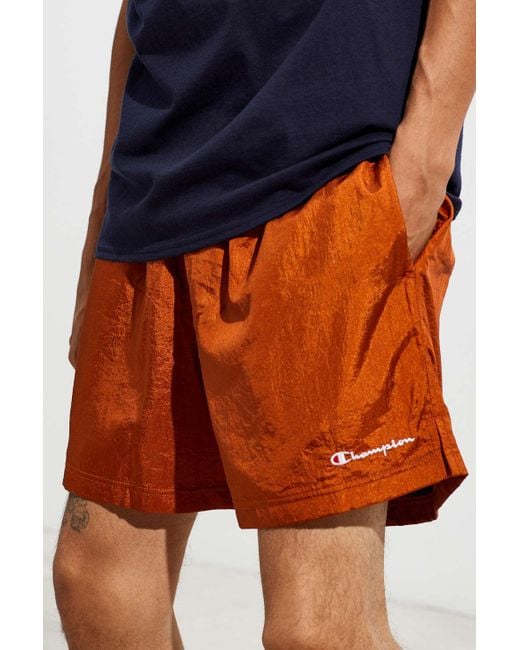 Champion Multicolor Champion Uo Exclusive Nylon Brown Volley Short for men