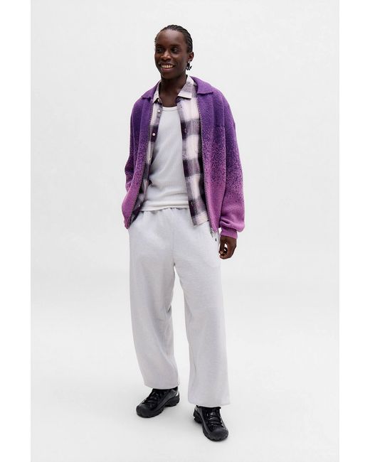 iets frans Purple Cuffed Baggy Joggers for men