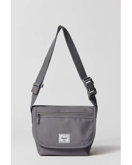 Herschel Supply Co. Uo Exclusive Grade Mini Messenger Bag In Gargoyle,at Urban Outfitters in
