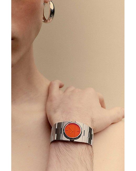 Breda White Sync Quartz Bracelet Watch for men