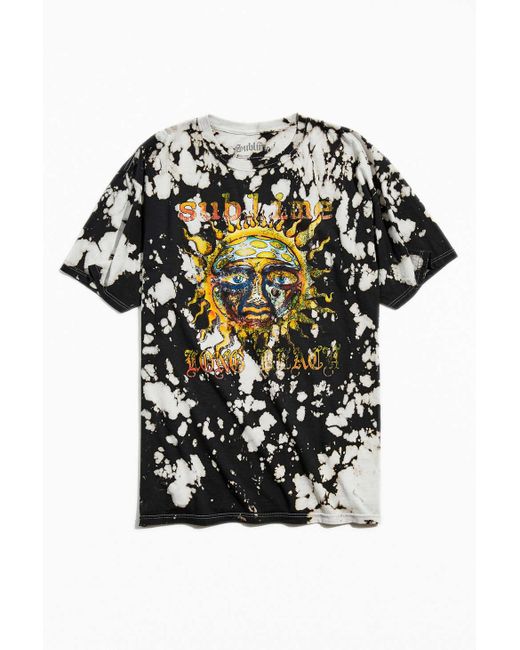 Urban Outfitters Black Sublime Classic Tie-dye Tee for men